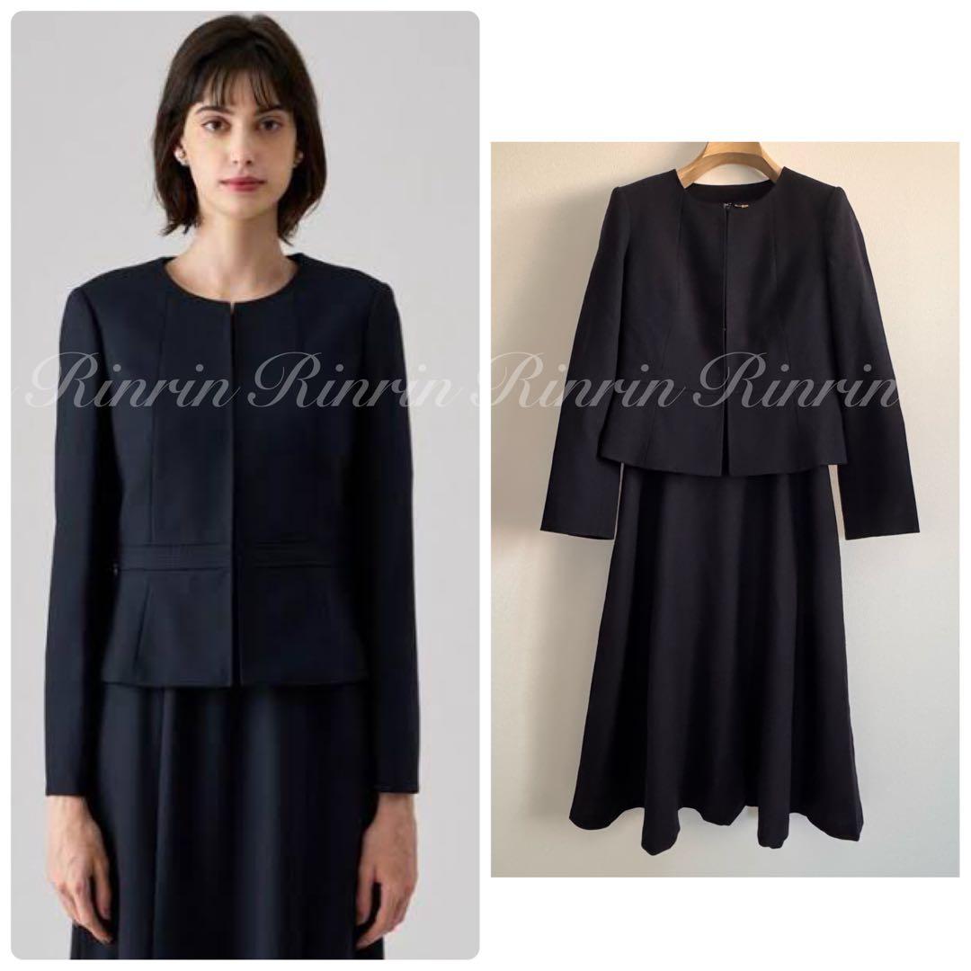 ANAYI ウールジョーゼットジャケット ワンピース 36 - メルカリ