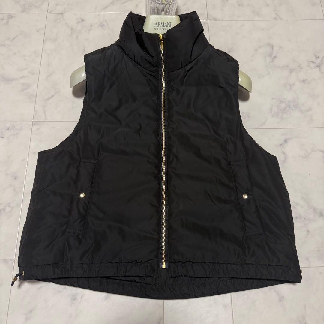 24AW 美品✨23区【撥水加工/洗える】中綿 ショートパディング ベスト