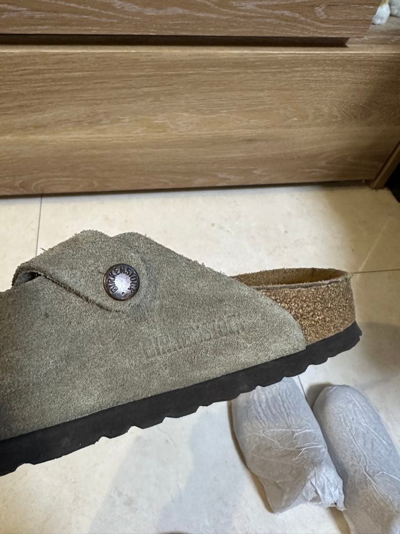 BIRKENSTOCK BOSTONトープ38 24.5cm 美品　 希少ナロー