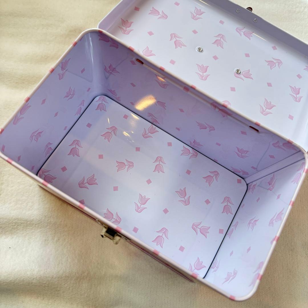 サンリオ ハローキティ チューリップキティ トランク缶 缶ケース レア