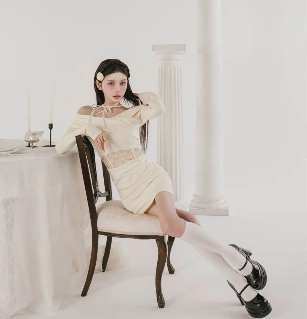 darich コルセットレースカットミニワンピース - メルカリ