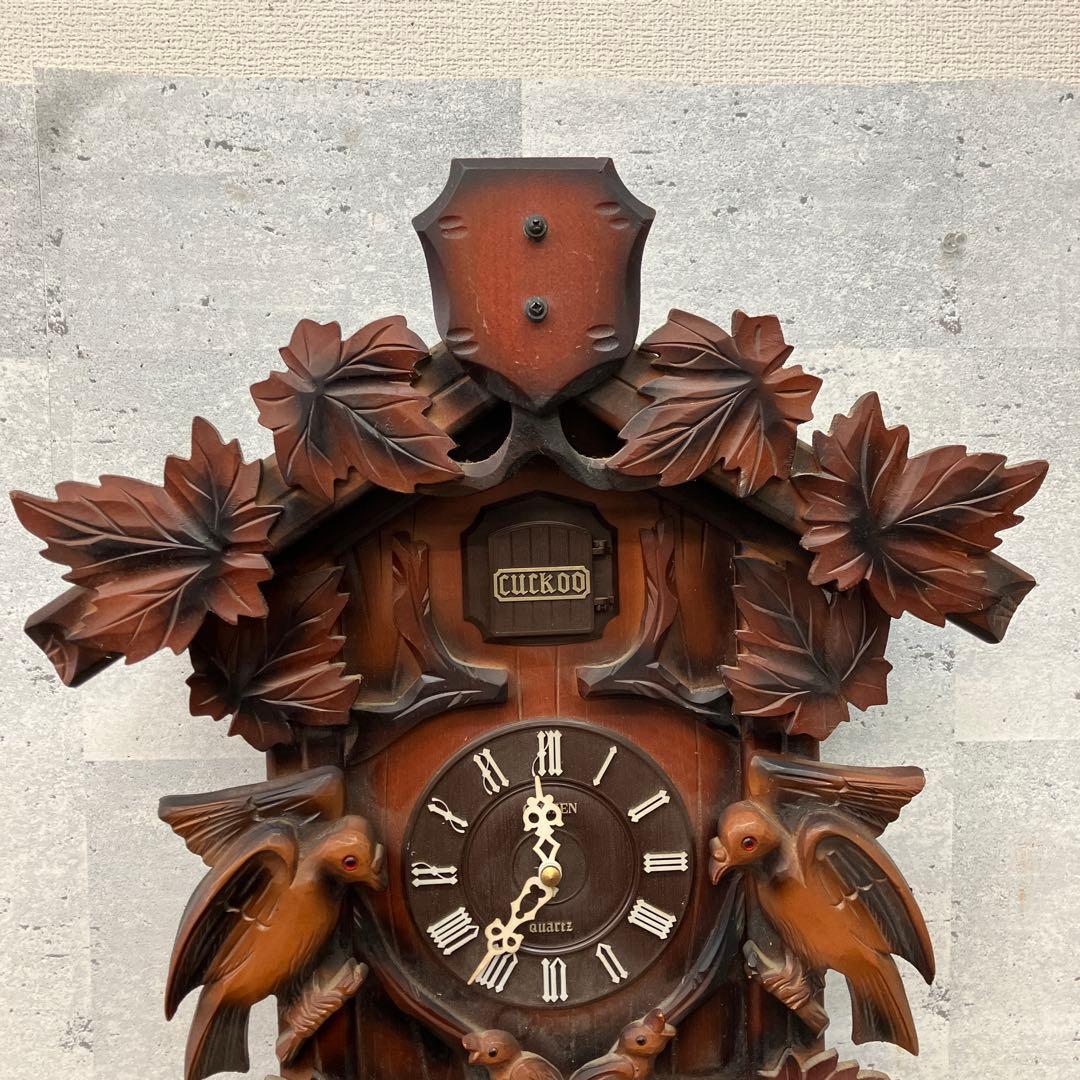 ジャンク品 シチズン CITIZEN クオーツ 鳩時計 振り子時計 掛時計