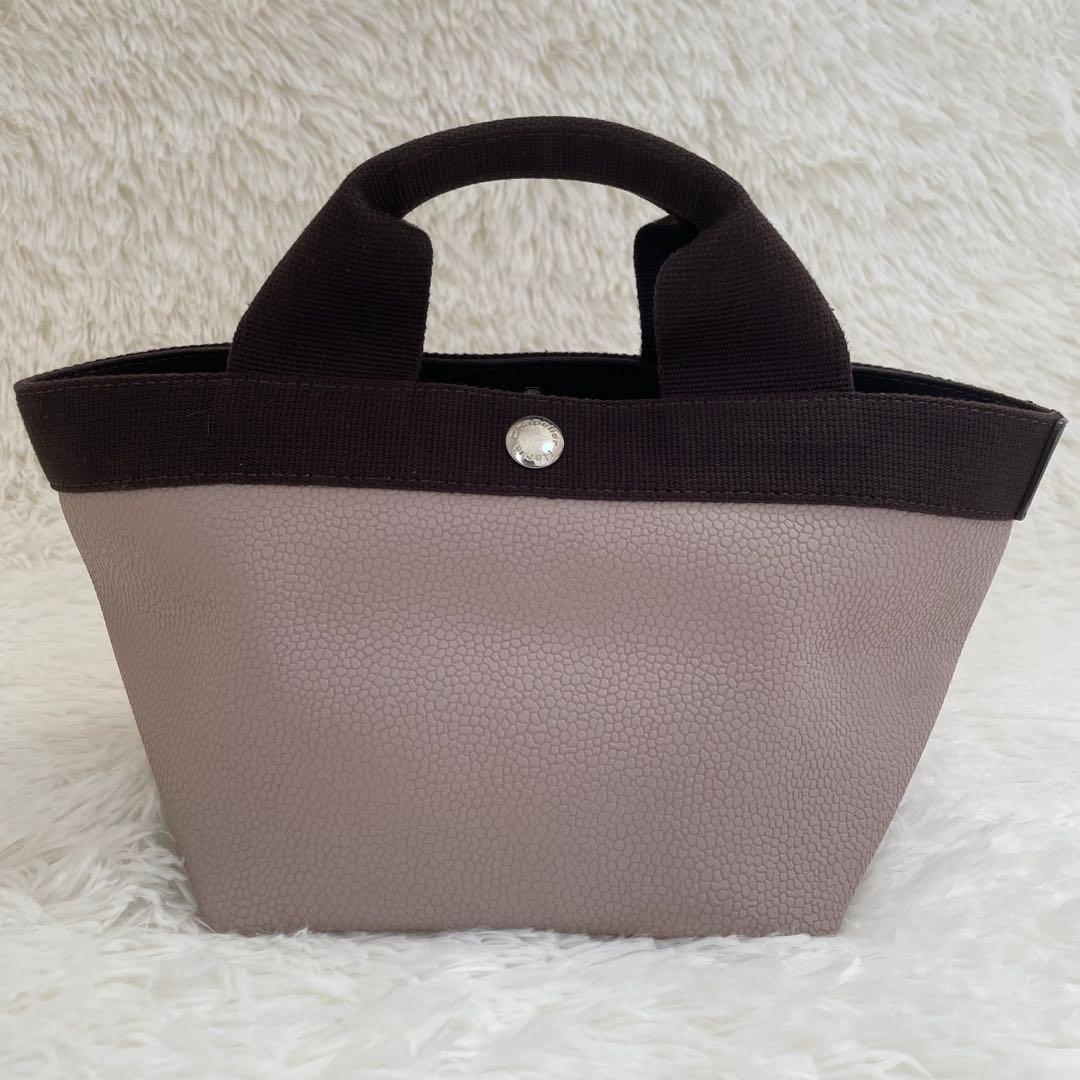 美品 エルベシャプリエ 701GPリュクス舟型トートS ハンドバッグ ピンク エルベシャプリエ Herve Chapelier 701GP (リュクス舟型トートS