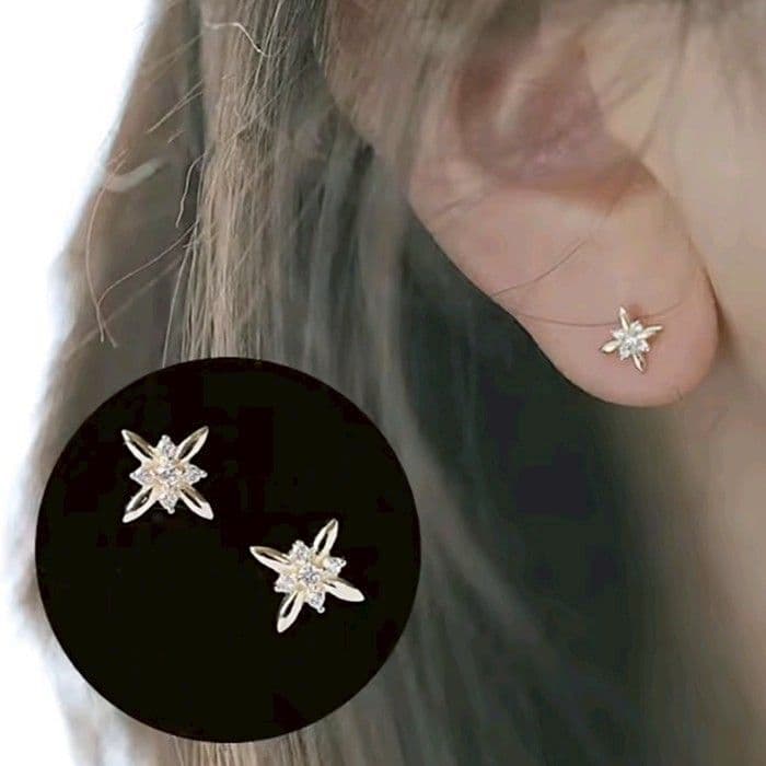 X724 と X821 ピアス レディース ゴールド k18 S925 ダイヤ - メルカリ