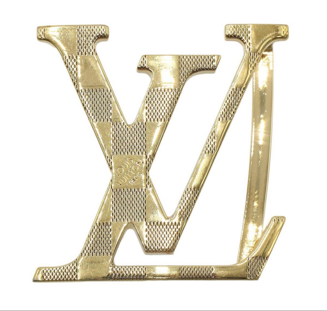 S2123 美品 ルイヴィトン LV ロゴ ダミエ サンチュール ベルト S2123 美品 ルイヴィトン LV ロゴ ダミエ サンチュール ベルト - メルカリ