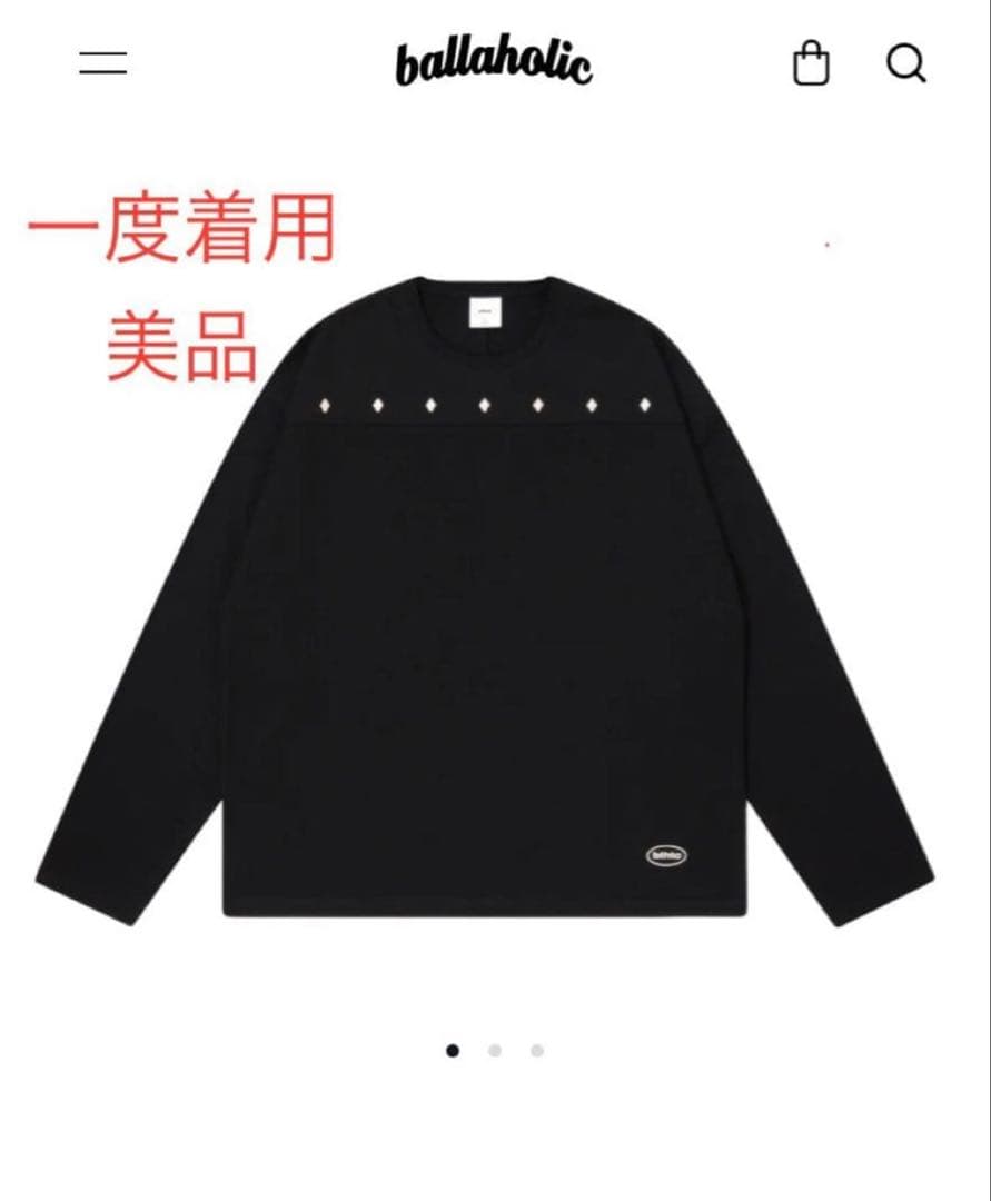 ballaholic グラフィック長袖Tシャツ 黒　tsc ballaholic small logo long tee black ボーラホリック ウェア ロンT