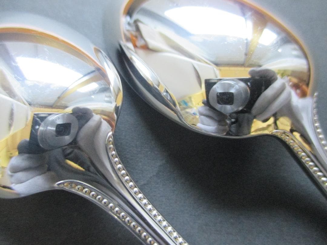 美品☆仏蘭西高級銀器☆クリストフルシルバー デザートスプーン2本