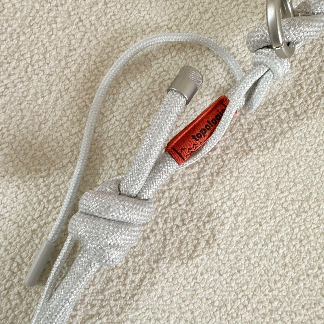 Topologie トポロジー 8.0mm ブレイデッド オーロープ　シルバー