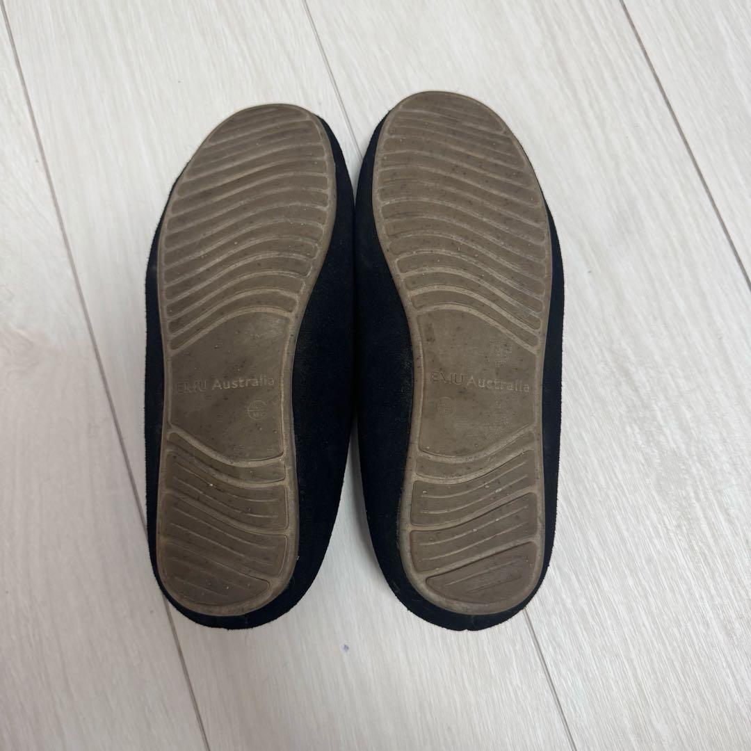 天然 EMU Australia Mira 2.0 バレエシューズブラック5 22cm QG1358942613