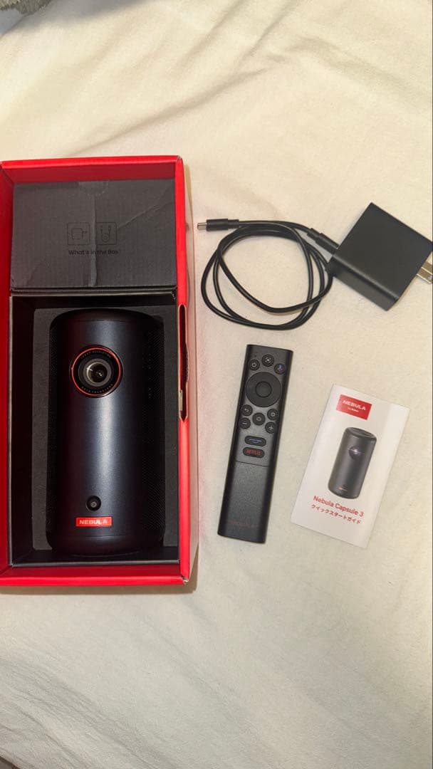 ⬛︎⬛︎Anker NEBULA Capsule 3 レンタル] Anker Nebula Capsule 3 Laser モバイルプロジェクター 搭載