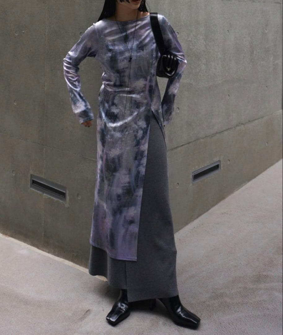 新品 UND LANDSCAPE PRINT LONGTOP アメリヴィンテージ - メルカリ