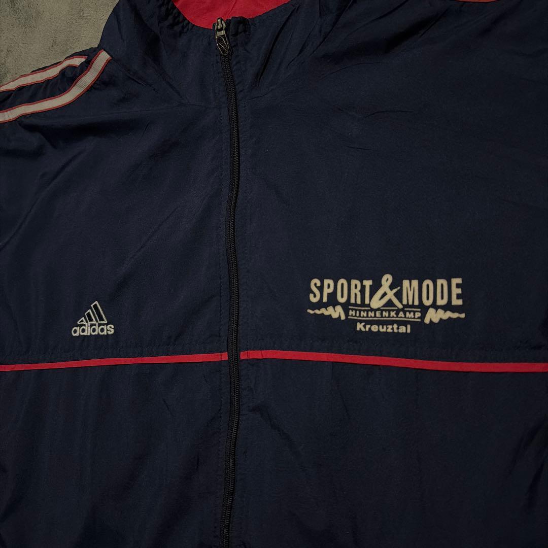 90s 万国旗タグ アディダス トラックジャケット ナイロンジャケット