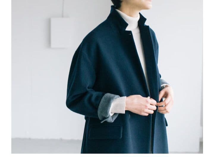 KURASHI&Trips 3WAYアレンジ襟のかろやかチェスターコート - メルカリ