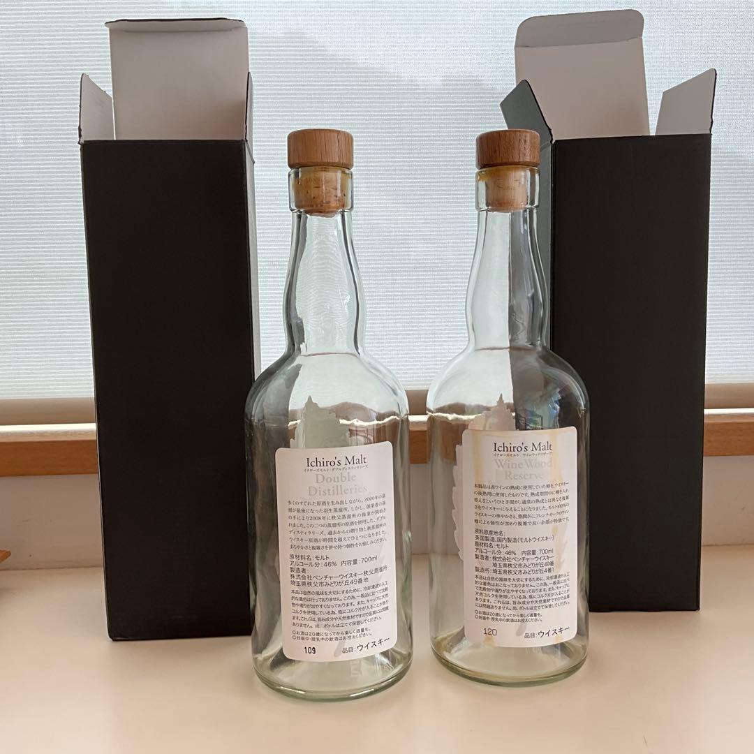 空瓶・空箱 イチローズモルト ダブルディスティラリーズ ・ワイン