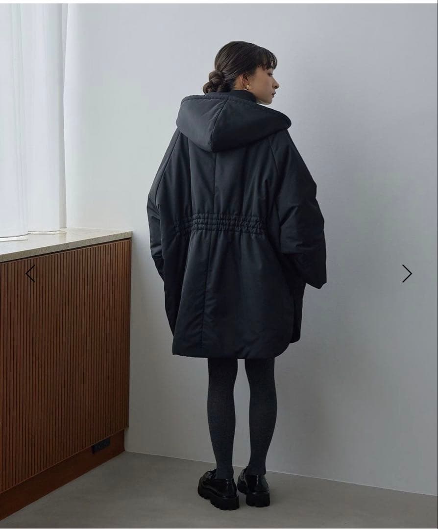 EMMEL REFINES＞EM ポンチョライク ナカワタ コート - メルカリ