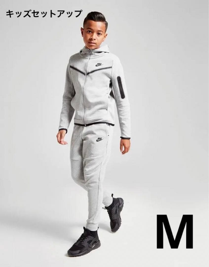 Nike tech fleece kids M ナイキテックフリースセットアップ - メルカリ