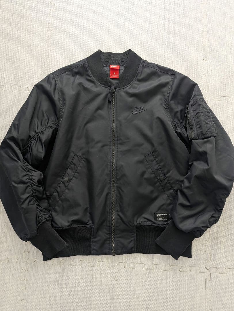 Nike MA-1 フライトジャケット Lサイズ ブラック ロッキーモンロー Rocky Monroe MA-1 ブルゾン フライトジャケット