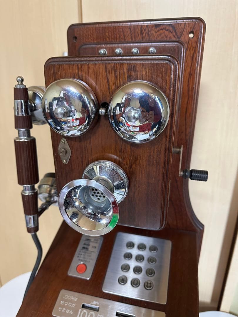 公衆電話 NTT アンティーク レトロ インテリア 古民家 ダイヤル式