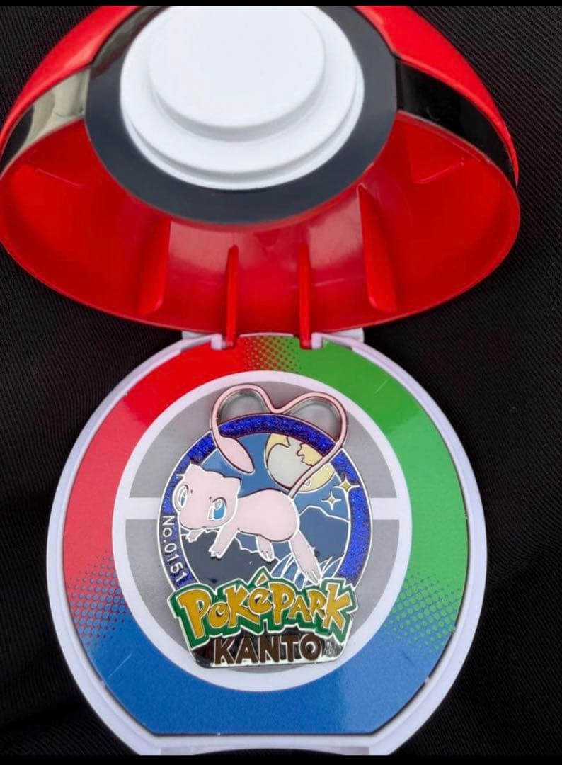 ポケパークカントー ピンズ ピンバッジ ポケモン ミュウ シークレット