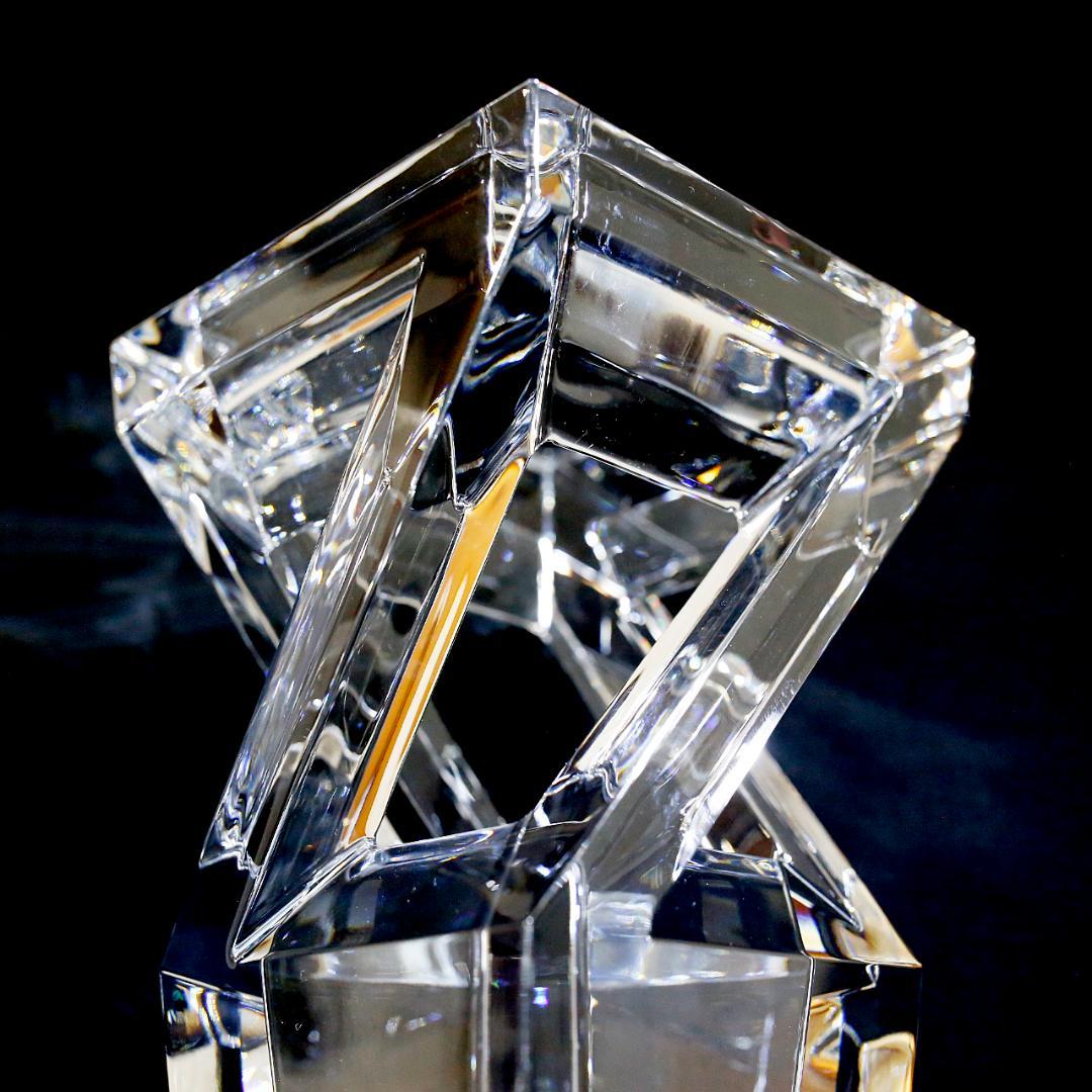 極美品 送料込み】バカラ アーキテクチャー クリスタル フラワーベース