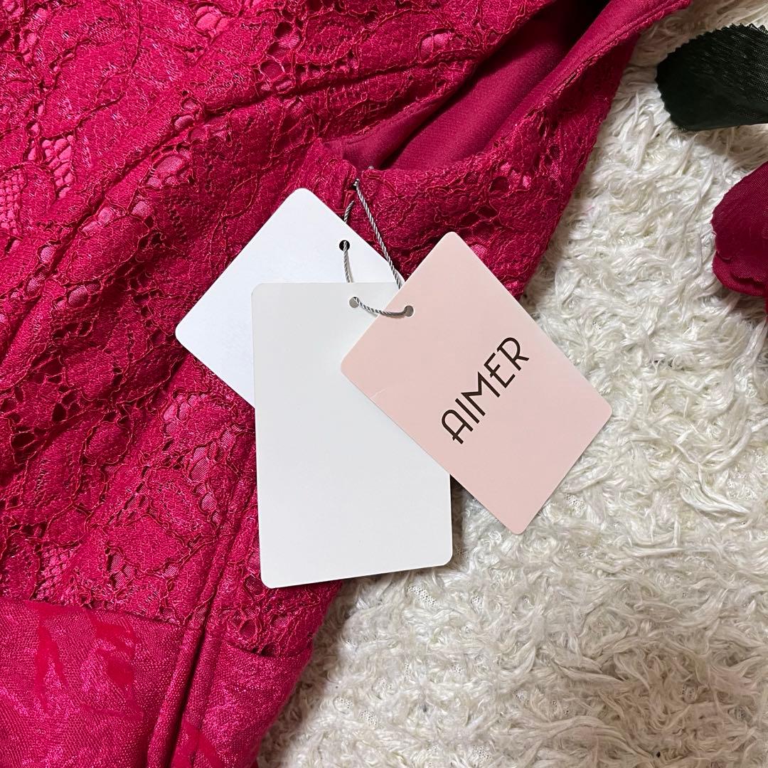 タグ付未使用品 エメ AIMER パーティドレス レース ジャガード - メルカリ