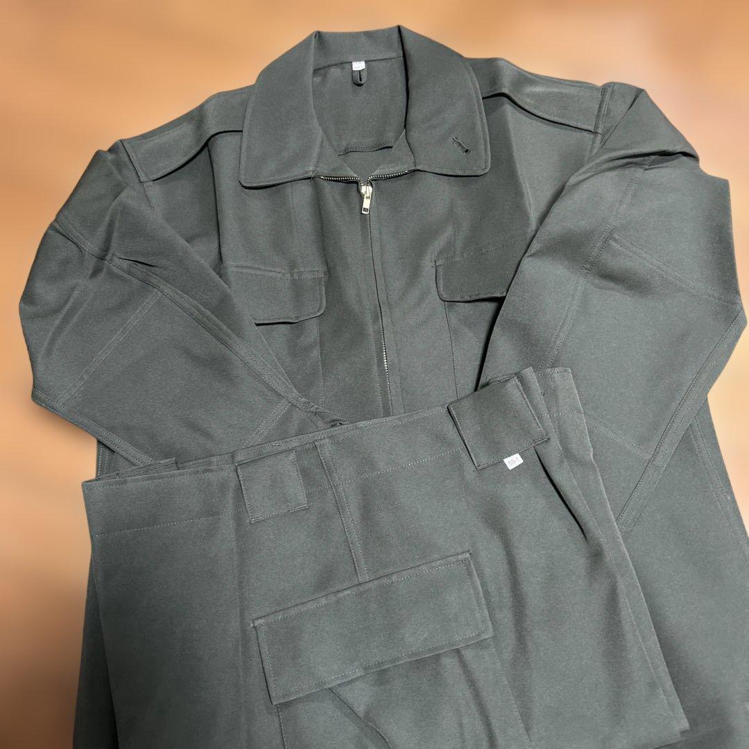 旧　OD 作業服　大きいサイズ　ドライ　ポリエステル TULTEX タルテックス ウルトラドライ長袖ハーフジップシャツ 10606