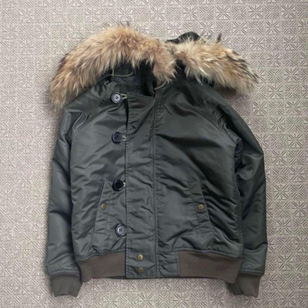 n2b y2k fur jacket MA-1 - メルカリ