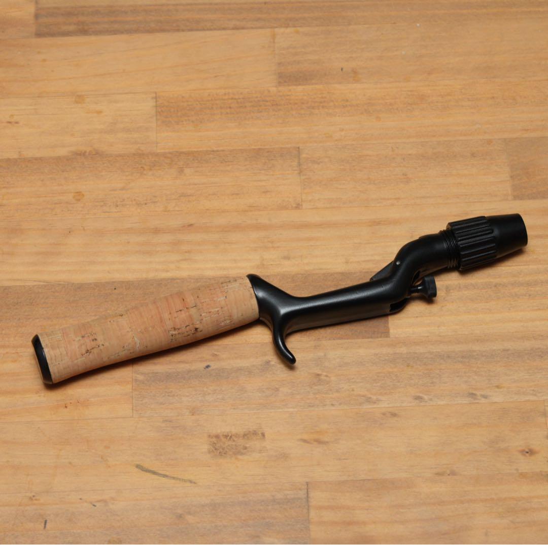 【美品】グラスアイ チャンピオングリップ　ブラック × コルク グラスアイ コルク チャンピオン グリップ/H231M ブラックバス バス