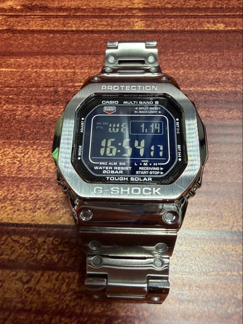 G-SHOCK GW-M5610BC-1jf フルメタル　カスタム G-SHOCK GW-M5610-1JF フルメタル カスタム メタルブラック 純正ベゼル