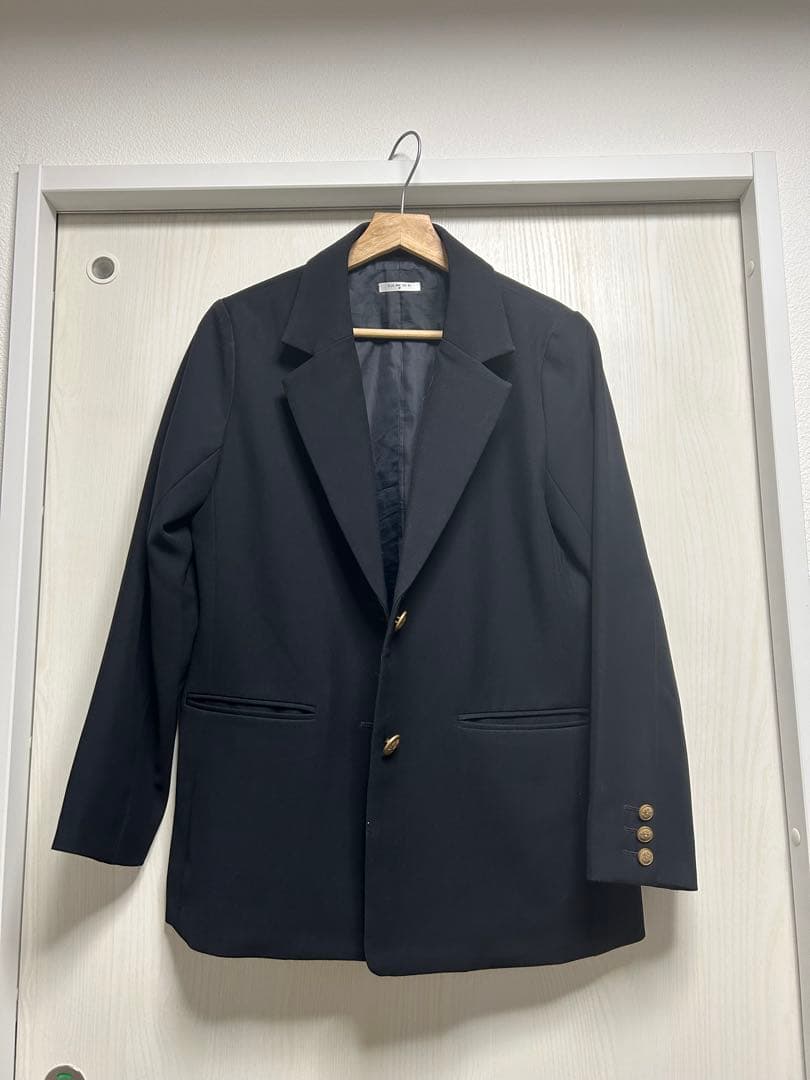 Honeys ネイビー 金ボタン テーラードジャケット Mサイズ - メルカリ