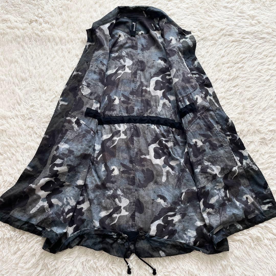 Yohji Yamamoto Ground Y 2024SS 総柄 モッズコート - メルカリ