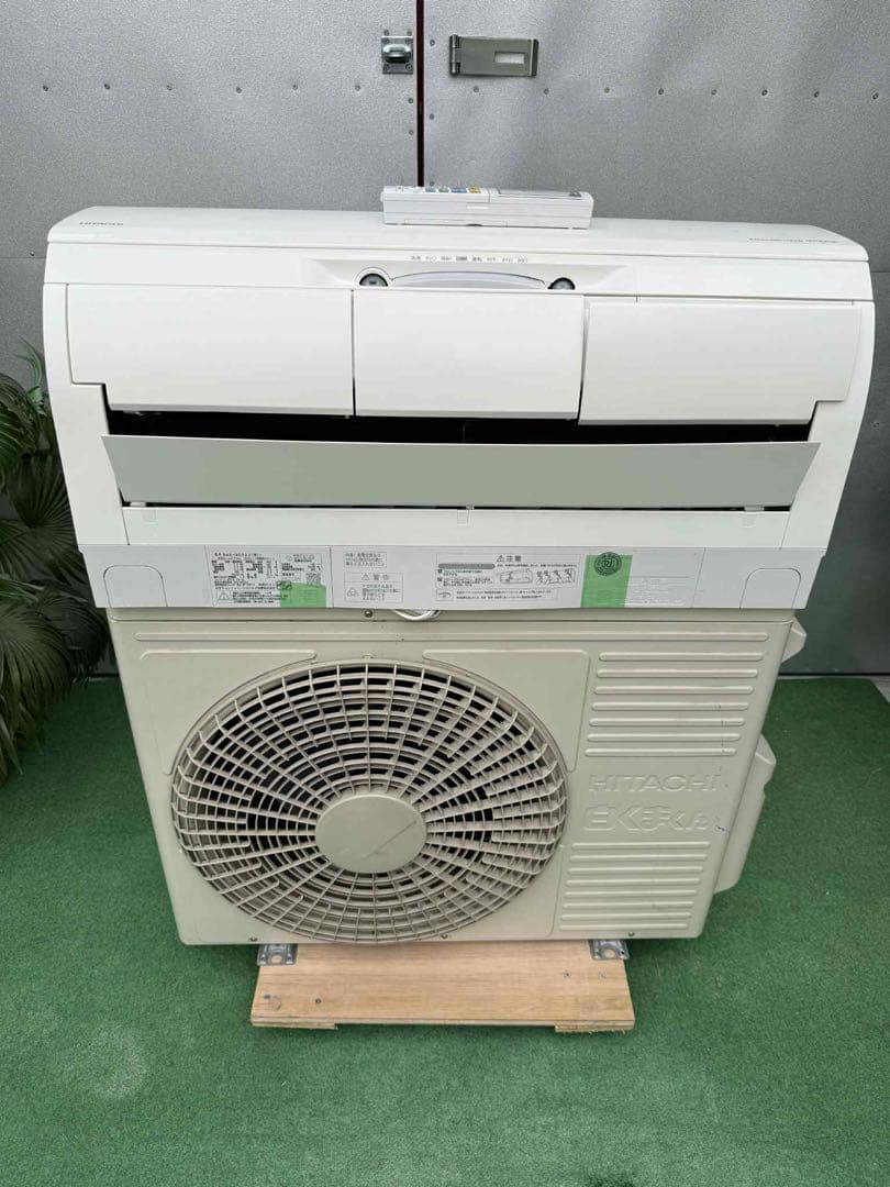 日立 エアコン 白くまくん RAS-XC22J(W) 2019年製 ルームエアコン Xシリーズ ： 日立の家電品