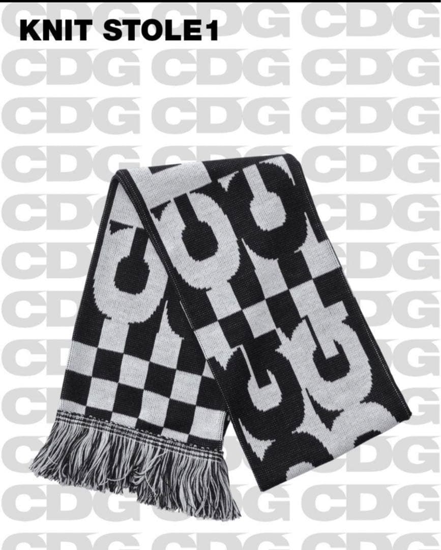 CDGコムデギャルソン マフラー シュプリーム サカナクション COMME des GARCONS - 新品CDGコムデギャルソン マフラー シュプリーム