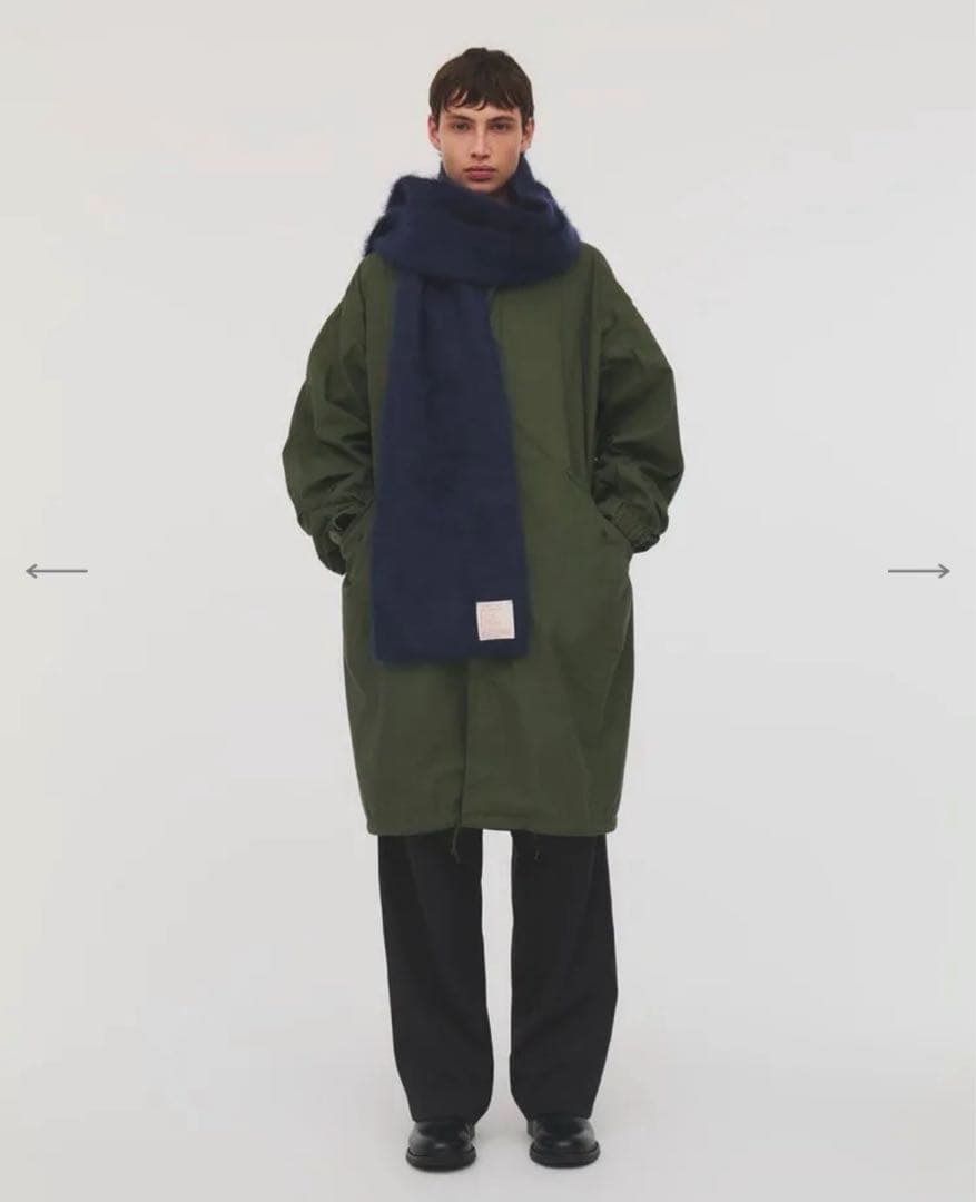 ieefar マフラー M 瞑色 MUFFLER M (Ashen Taupe) - ieefar(イーファー) | Official Online Shop