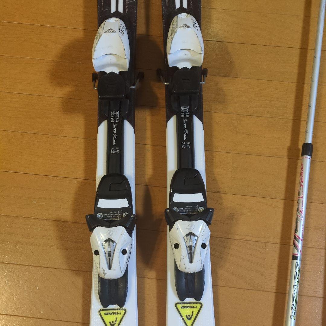 HEAD SUPERSHAPE スキー板とポールセット - メルカリ