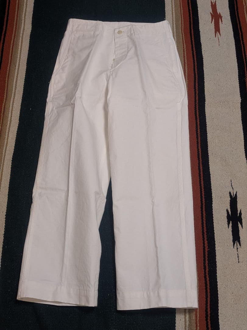 アットラスト ATLAST&CO ワークトラウザー 白 30 美品 2026年最新】アットラストの人気アイテム - メルカリ