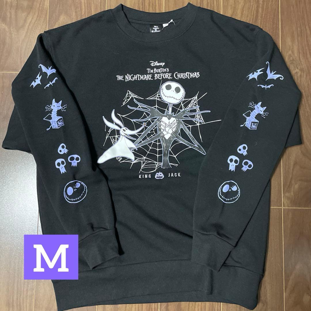 ナイトメアビフォアクリスマス ジャック スエット トレーナー Mサイズ