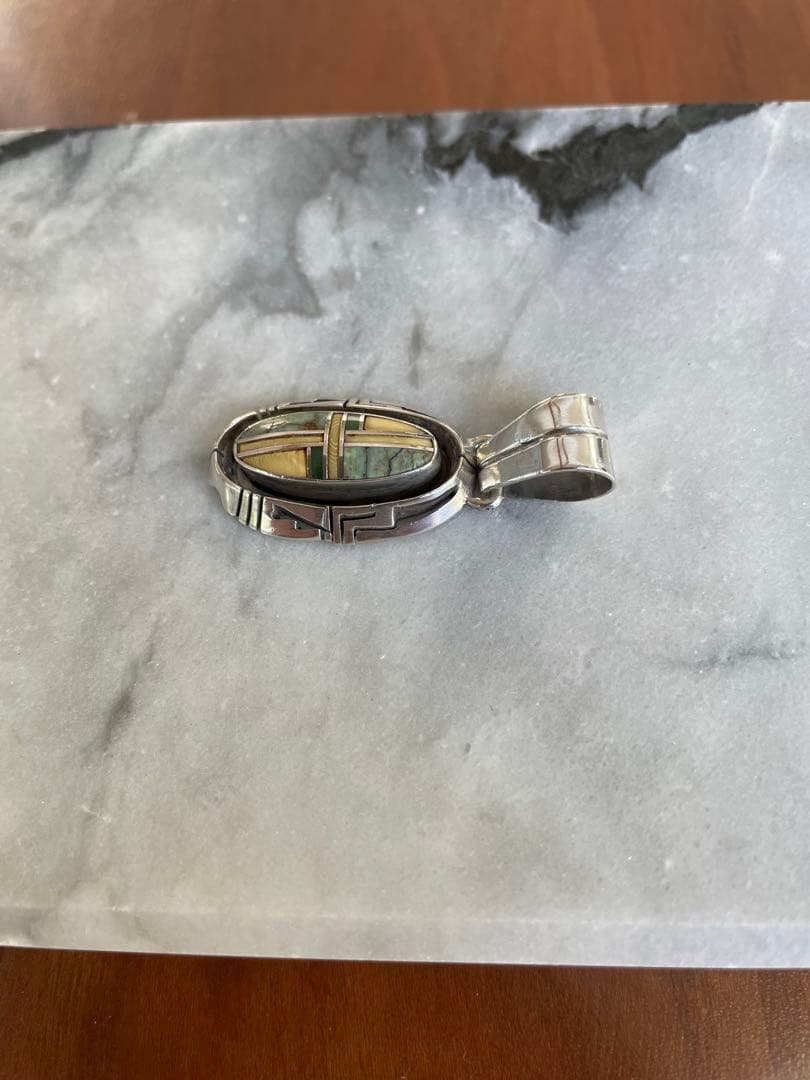 美品 希少】ジェリーネルソン／ナバホ族 マルチストーン インディアン