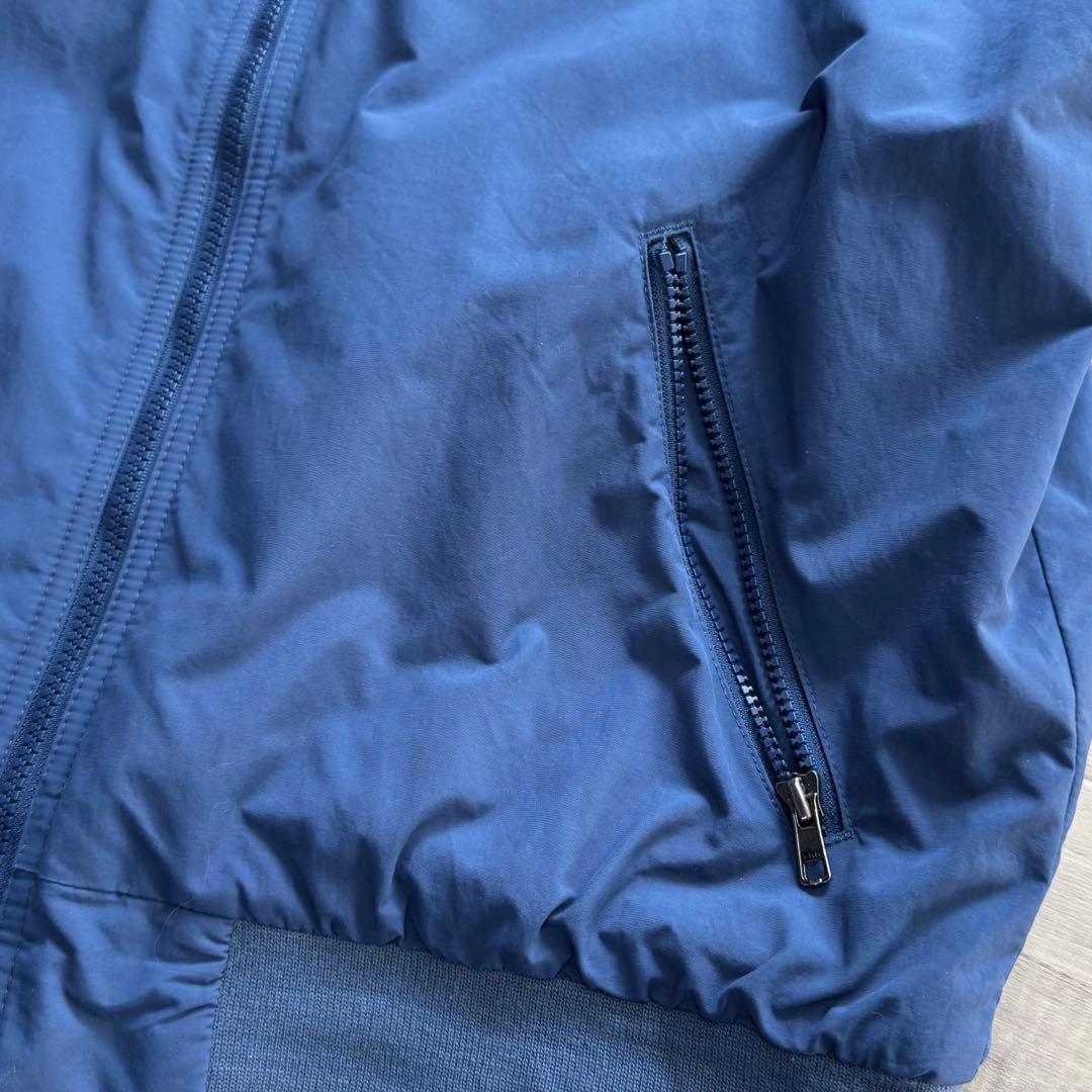 L.L.Bean エルエルビーンウォームアップジャケットくすみブルー短丈古着M