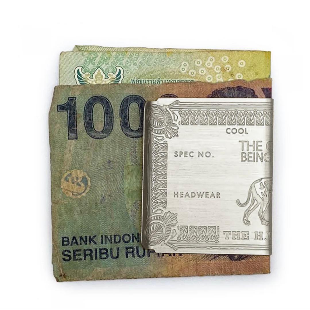 THE H.W.DOG&CO. MONEY CLIP マネークリップ　シルバー