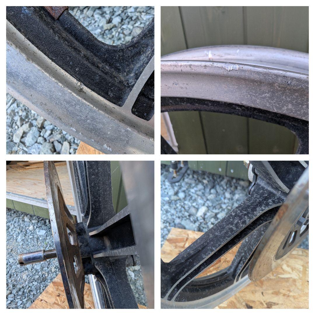 ヤマハ 純正 SR400 SR500 キャストホイール 大八キャスト 加工 流用