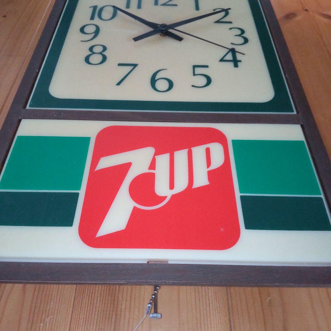 ソ*ラ様 7up セブンアップ ビンテージウォールクロック 壁掛け時計