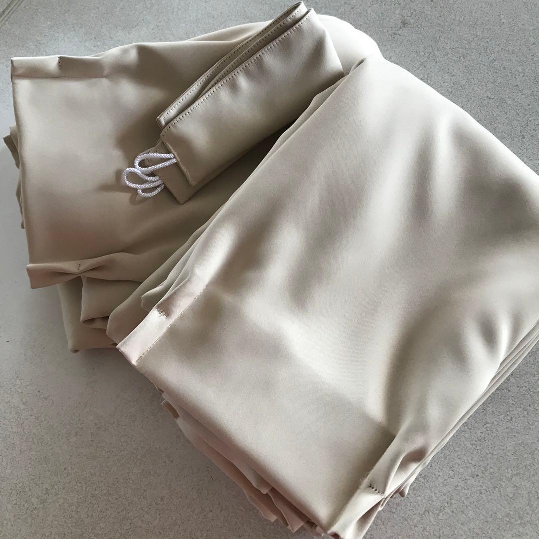 防炎 1級遮光カーテン 幅150cm×丈240cm2枚 アイボリー - メルカリ