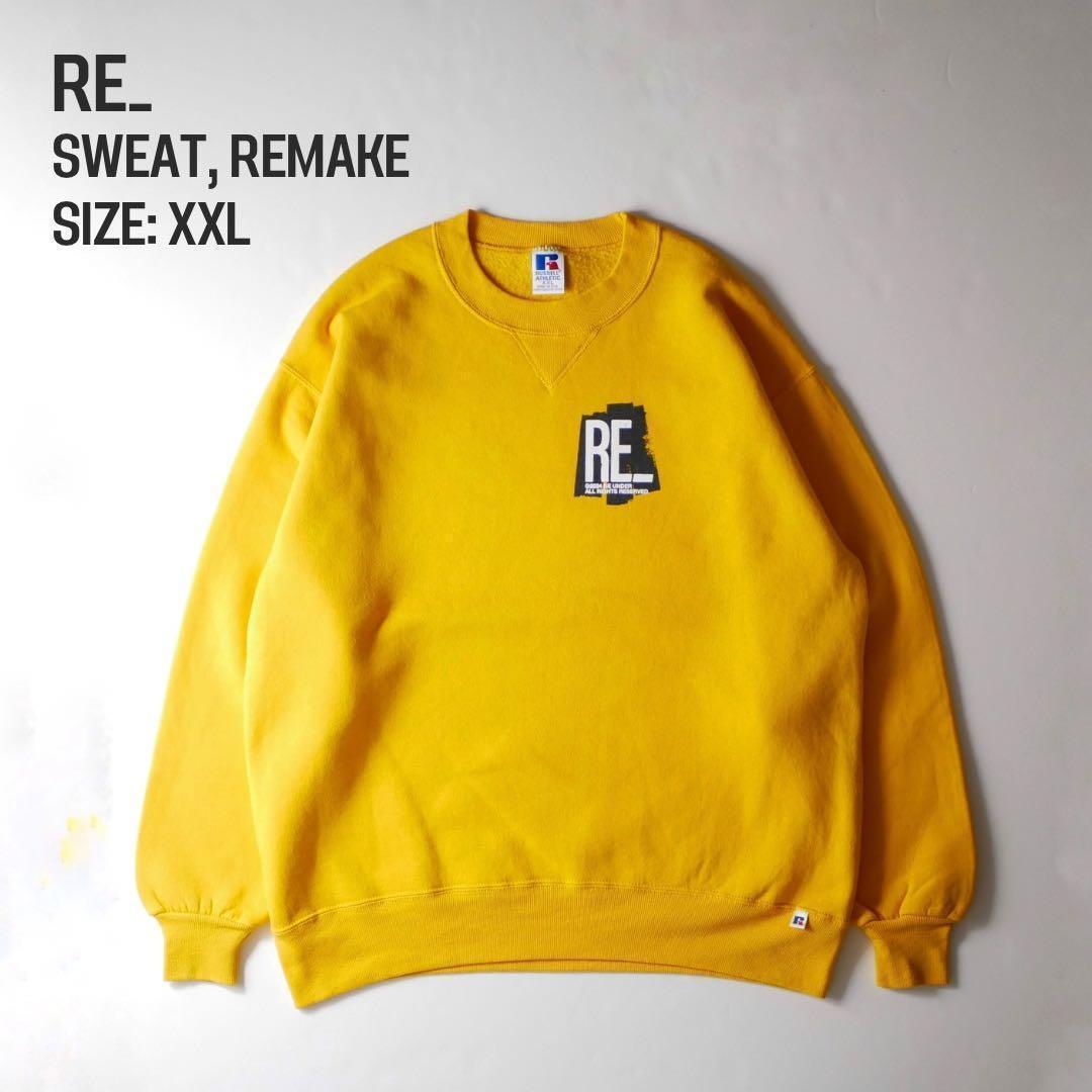 RE_ 90s USA製 ラッセルアスレチック スウェット イエロー XXL - メルカリ