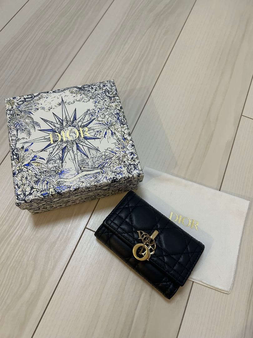 Diorキーケース DIOR】ディオール LADY DIOR キーケース カナージュ (Dior/キーケース