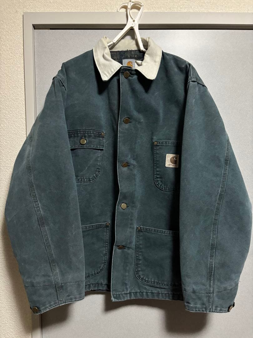 r*n様 スペシャル 80s 星タグ カーハート チョアコート L エメラルド カーハート 星タグ 80s 状態良好 チョアコート made in USA - メルカリ