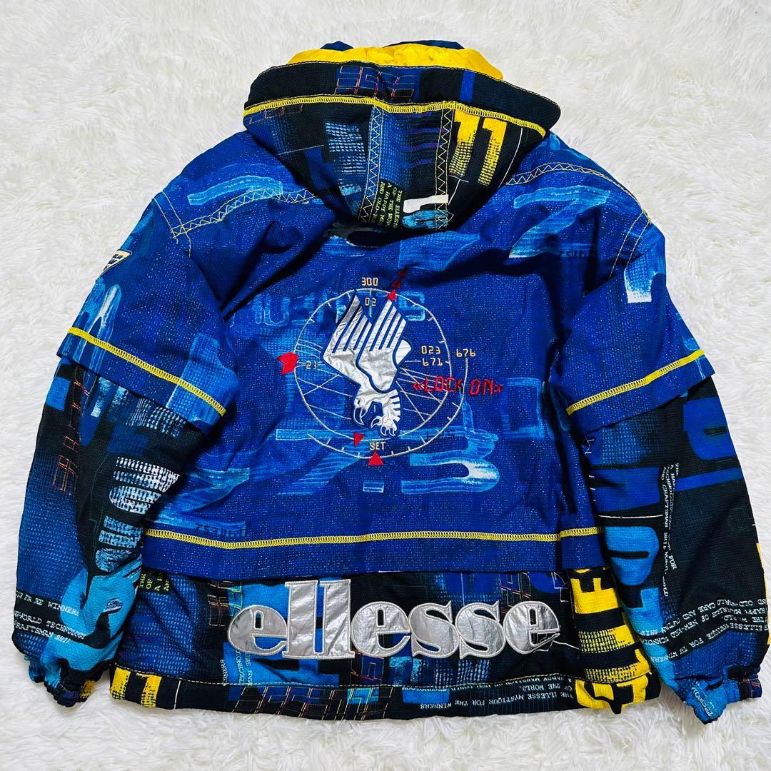 1996年 ellesse スロベニア スキーウェア セットアップ ブルー L