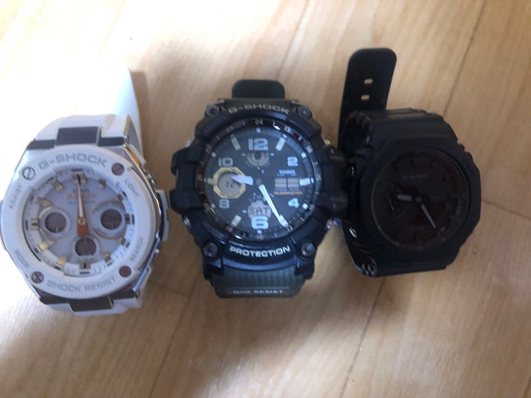 G-SHOCK デジアナ3本セット。 G-SHOCK メタルカバード GM-2110D-3AJF メンズ 電池式 アナデジ