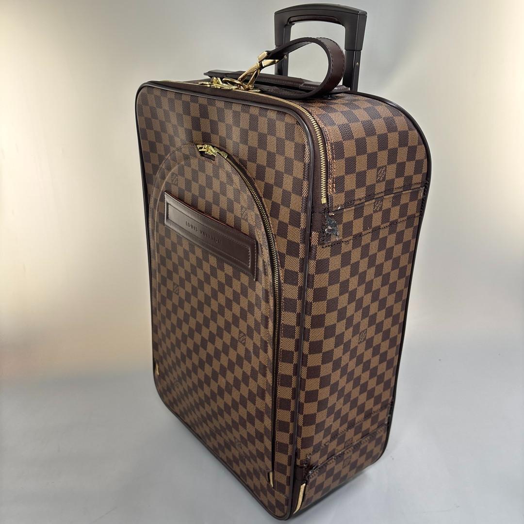 極美品 ルイヴィトン□ダミエ ペガス 55 N23294 レザー スーツケース