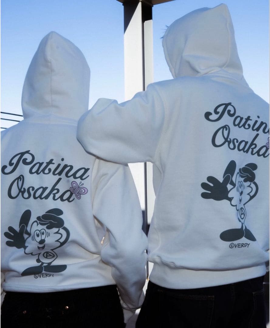 XLサイズ VERDY パティーナ コラボ ロゴ パーカー patina 大阪 - メルカリ